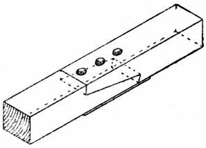 plated scarf joint
